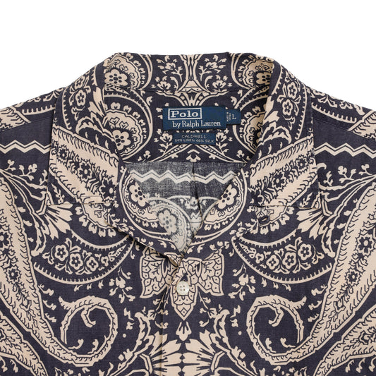 90s Polo Ralph Lauren Open Color Short Sleeve Shirt CALDWELL PAISLEY PERSIA