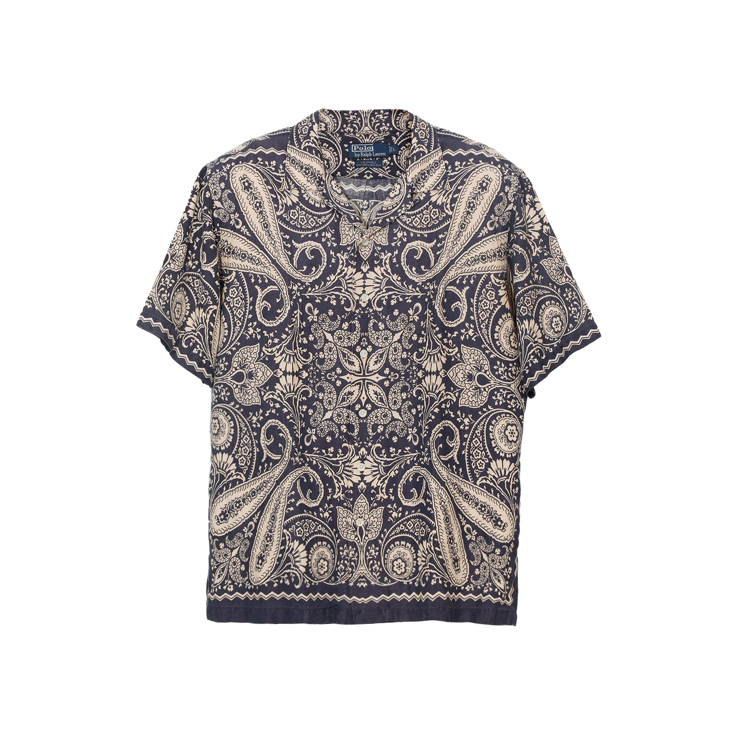 90s Polo Ralph Lauren Open Color Short Sleeve Shirt CALDWELL PAISLEY PERSIA