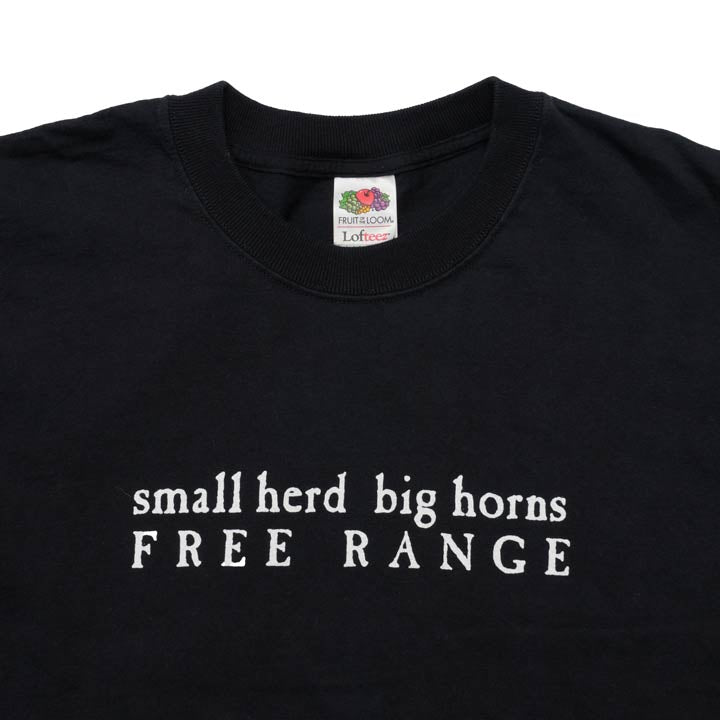 【ヴィンテージ】「small herd big horns」Tシャツ