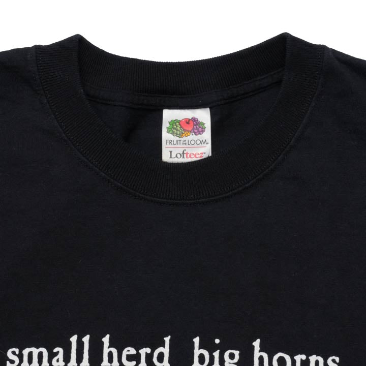【ヴィンテージ】「small herd big horns」Tシャツ