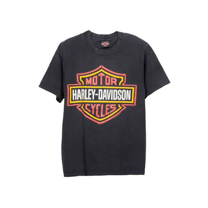 【ヴィンテージ】HARLEY-DAVIDSON 両面プリントTシャツ｜マンチェスター