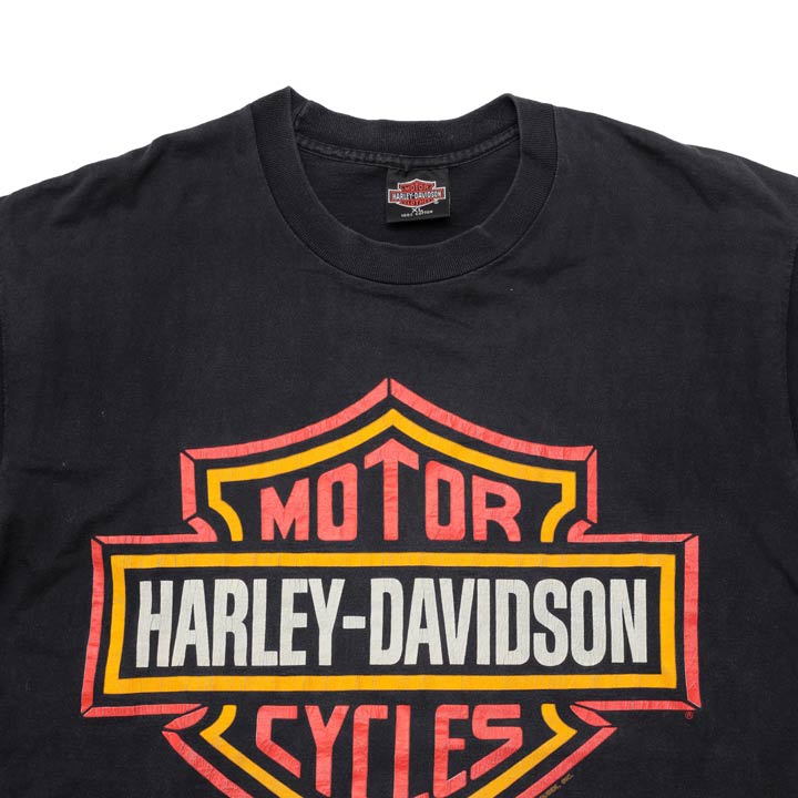 【ヴィンテージ】HARLEY-DAVIDSON 両面プリントTシャツ｜マンチェスター