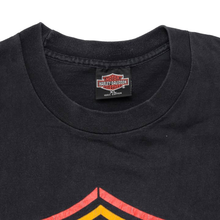 【ヴィンテージ】HARLEY-DAVIDSON 両面プリントTシャツ｜マンチェスター
